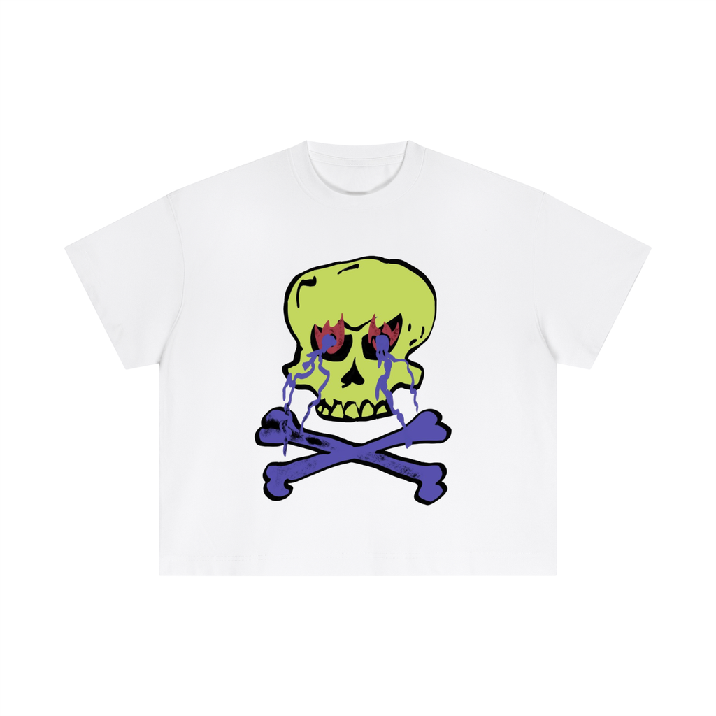 skull Essential Cotton Boxy T-Shirt