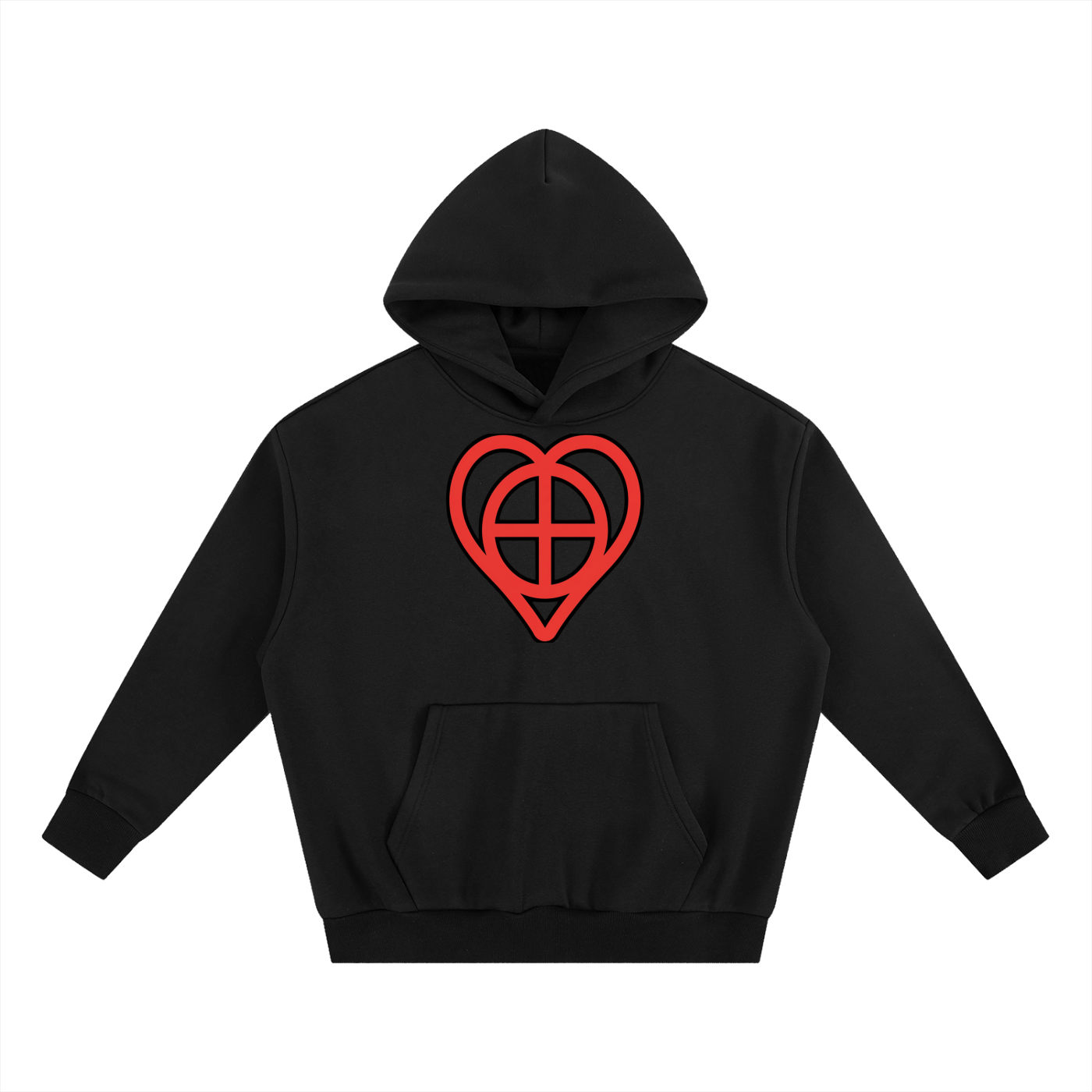 Heavy Weight Swag Wit Hearts Genuine+Rare Hoodie