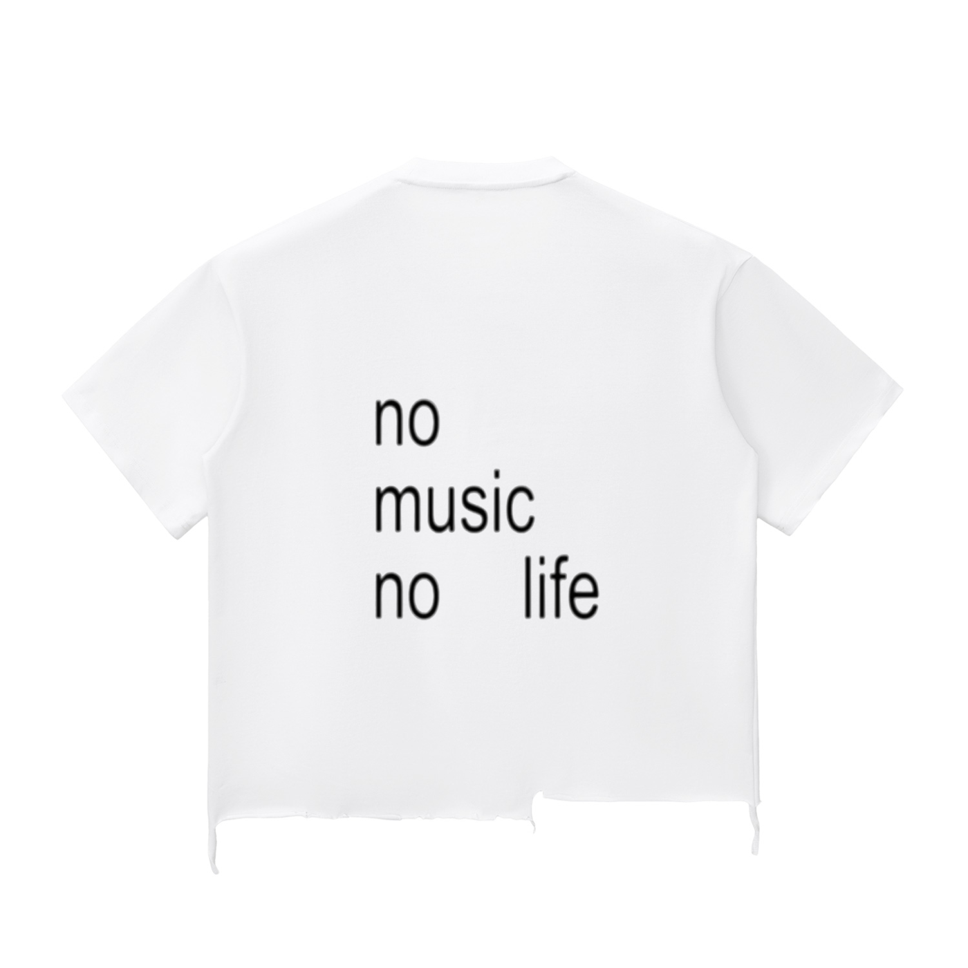 Skull Wash Raw-Hem Boxy T-shirt