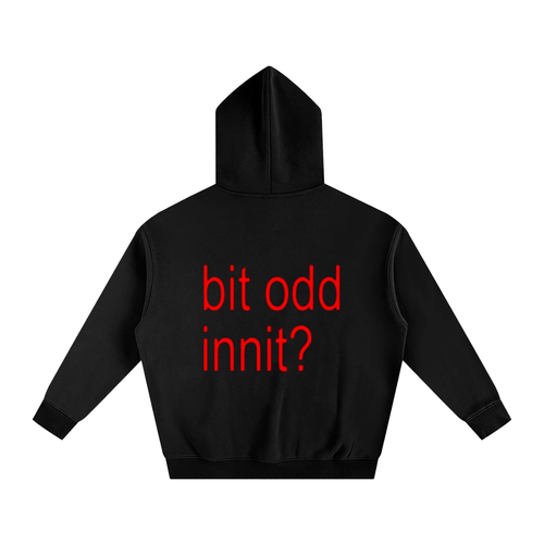 Black bit odd innit? hoodie