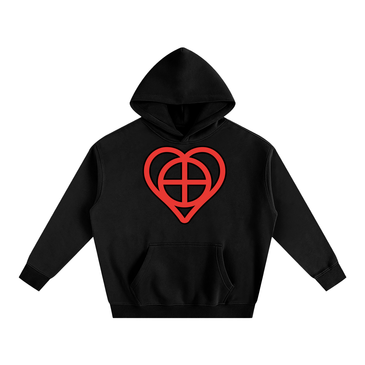 Black bit odd innit? hoodie